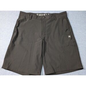 Hurley Mens Hybrid Walk Shorts Black Size 36 Quick Dry Boardshorts Performance
